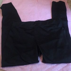 Girls black leggings size 14 5/$20